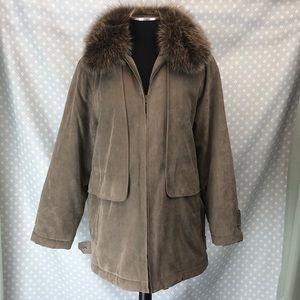 Bromley Sport Coat With Fox Fur Stole